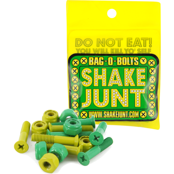 Shake Junt BAG-O-BOLTS ALL GRN & YEL 7/8"