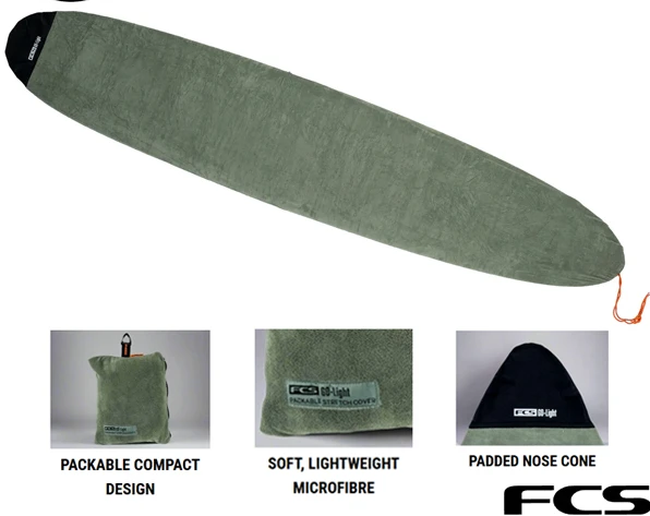 FCS GO-Light Packable Stretch Longboard Cover